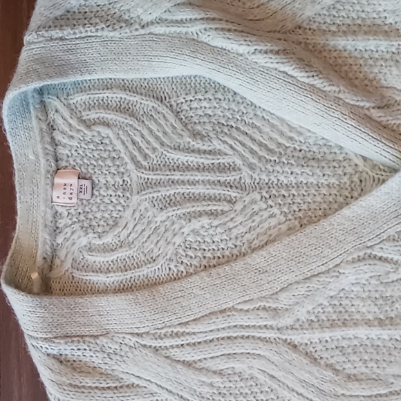 A New Day Mint Green Full Button Sweater XXL - Picture 4 of 5